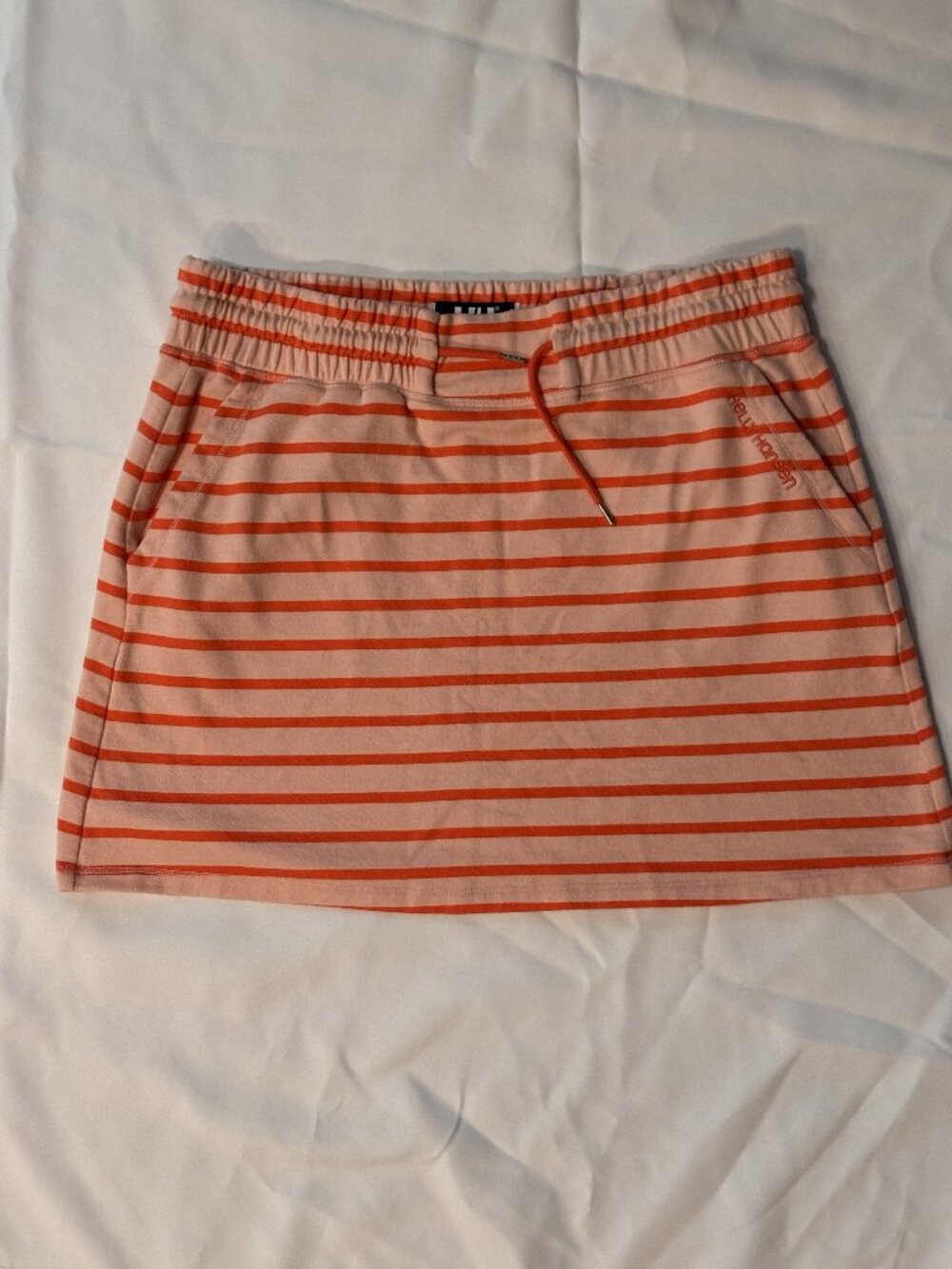 Helly Hansen Bliss Skirt – Size Large | Pink & Orange Stripes